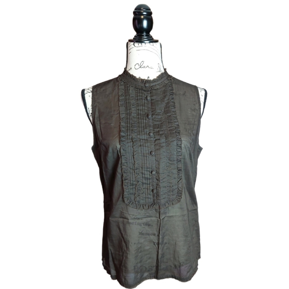 Banana Republic Blouse Size M Brown